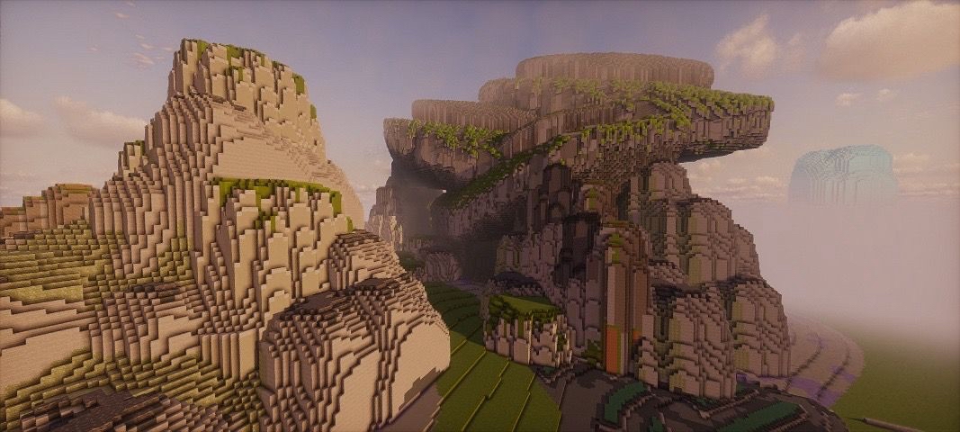 Imagen de un terreno custom de minecraft